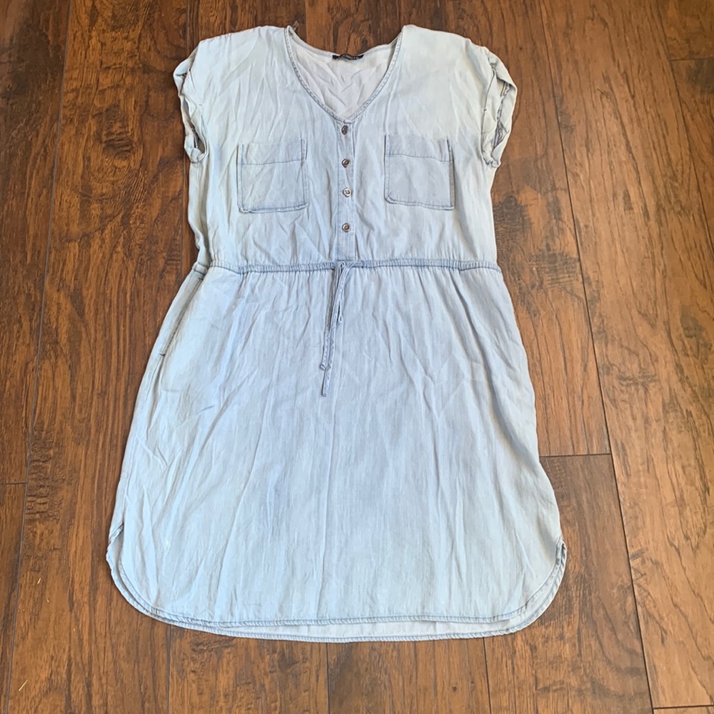 Staccato Chambray Dress